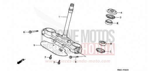 STEERING STEM XL600VT de 1996